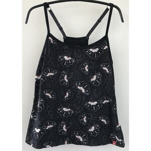 North Face VaporWick Floral Racer Back Athletic Tank Top Shelf Bra Shirt S 30"